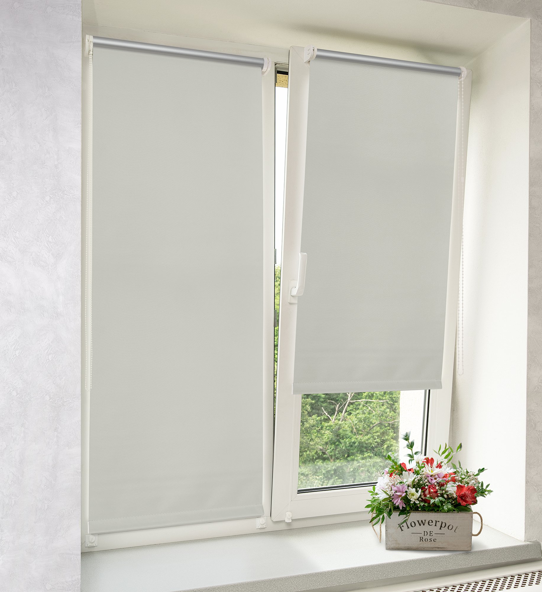 ШТОРА РУЛОННАЯ МИНИ ТЕРМОБЛЭКАУТ Серый, СРШ 01МД 7151 10418010786 ...